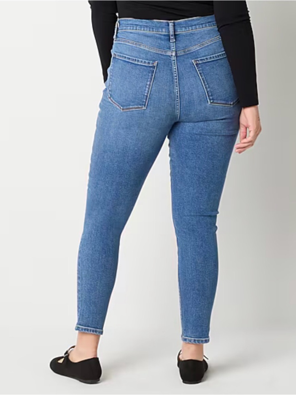 New! A.N.A High Rise Curvy Skinny Jeans Womens Size 12 - Picture 2 of 8